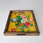 Aberto Design Bandeja REF030 Multicolor de Madera Maciza con Impresión UV de 48x38 cm